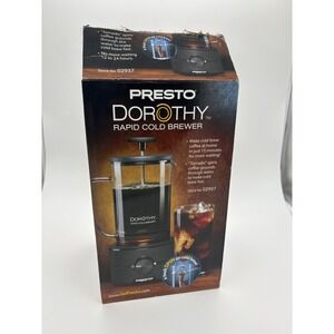 Presto 02937 Dorothy™ Electric Rapid Cold Brewer - Cold Brew at Home‎ in 15 mins